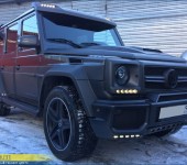 Ремонт карбонового бампера из обвеса Брабус (Brabus) WideStar на Мерседесе (Mercedes) G-Klasse