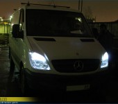 Установка биксеноновых линз в фары Мерседеса ( Mercedes ) Sprinter