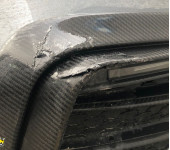Ремонт карбоновой детали Брабус (Brabus) переднего бампера на Мерседесе (Mercedes Benz) W167 GLE