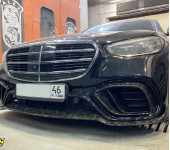 Ремонт карбонового обвеса GT на Мерседесе (Mercedes) S W223