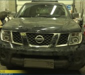 Установка биксеноновых линз в фары Nissan Pathfinder