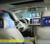 Установка мониторов в подголовники передних сидений на Ниссан Теана ( Nissan Teana )