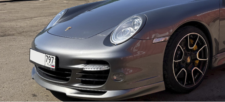 Ремонт карбоновой крыши на Порше (Porsche) 911 Turbo 997