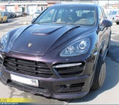 Установка и покраска аэродинамического обвеса Хаманн ( Hamann ) на Порше Кайен ( Porsche Cayenne ) 958