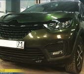 Небольшой тюнинг радиаторной решетки на Рено Каптюр (Renault Kaptur)