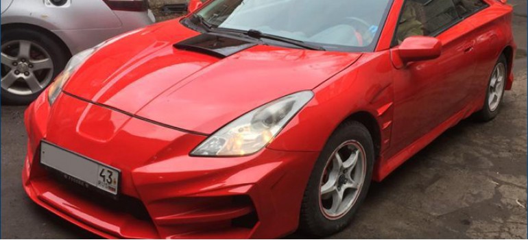 Профессиональная подгонка, окраска и установка обвеса на Тойоту Селика (Toyota Celica) T23