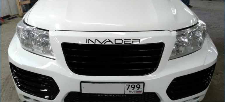 Ремонт аэродинамического обвеса Invader на Тойоте Ленд Крузере (Toyota Land Cruiser) 200