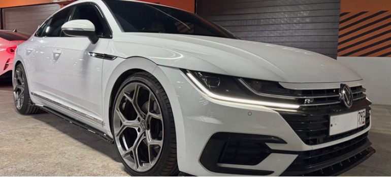 Установка аэродинамического обвеса на Фольксваген Артеон (VW Arteon) 2018 г.в.