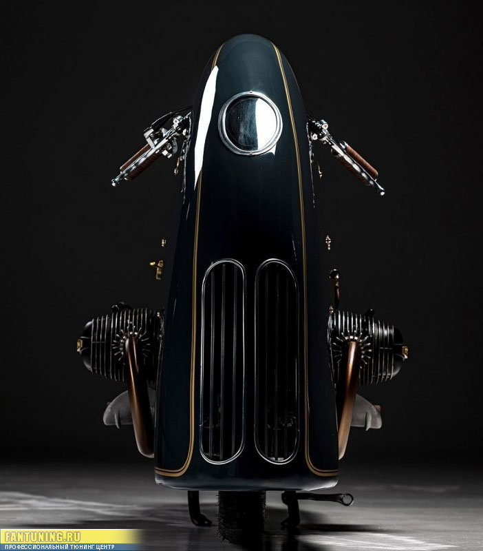Крутой кастом проект на базе ретро мотоцикла BMW