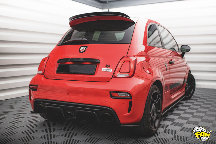 Аэродинамический обвес на Abarth 500 2016-2023 годов выпуска