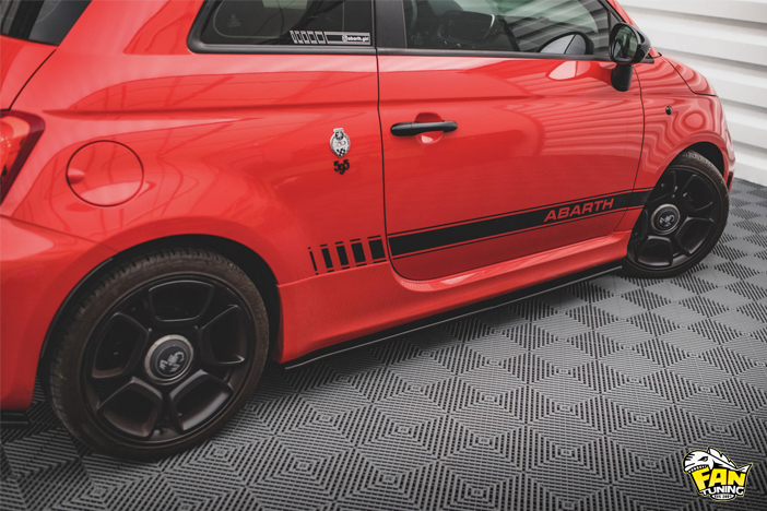 Аэродинамический обвес на Abarth 500 2016-2023 годов выпуска