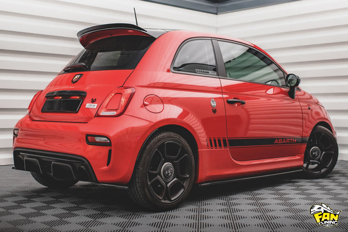 Аэродинамический обвес на Abarth 500 2016-2023 годов выпуска