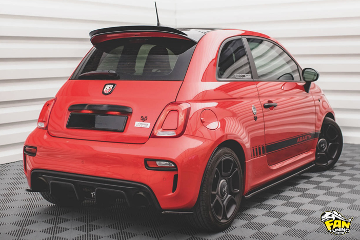 Аэродинамический обвес на Abarth 500 2016-2023 годов выпуска