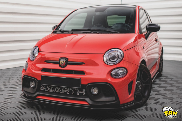 Аэродинамический обвес на Abarth 500 2016-2023 годов выпуска