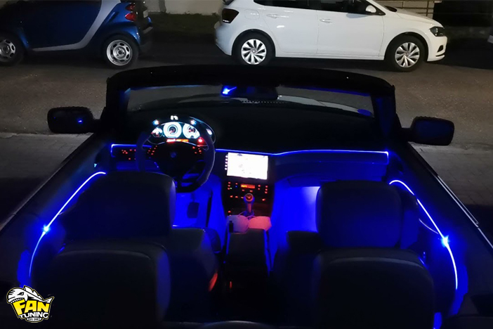 Подсветка салона Ambient Light в кабриолет