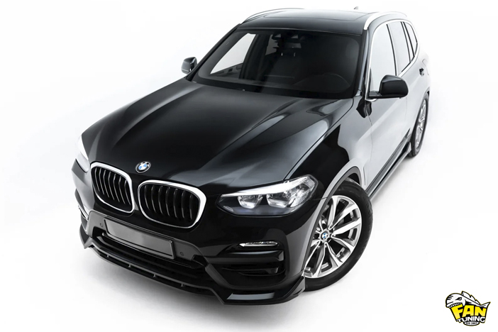 Аэродинамический обвес на БМВ (BMW) X3 G01 2017-2021 г.в. со стандартными бамперами (не М-Пакет)