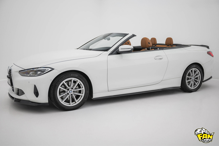 Аэродинамический обвес на БМВ (BMW) 4 G22 (купе) и G23 (кабриолет) со стандартными (не М-Пакет) бамперами