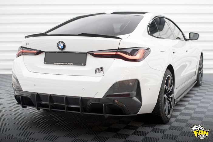 Аэродинамический обвес V.1 из ABS пластика на БМВ (BMW) i4 G26