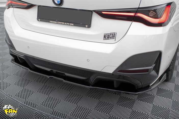 Аэродинамический обвес V.1 из ABS пластика на БМВ (BMW) i4 G26