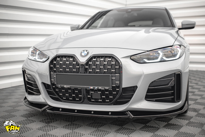 Аэродинамический обвес V.1 из ABS пластика на БМВ (BMW) i4 G26