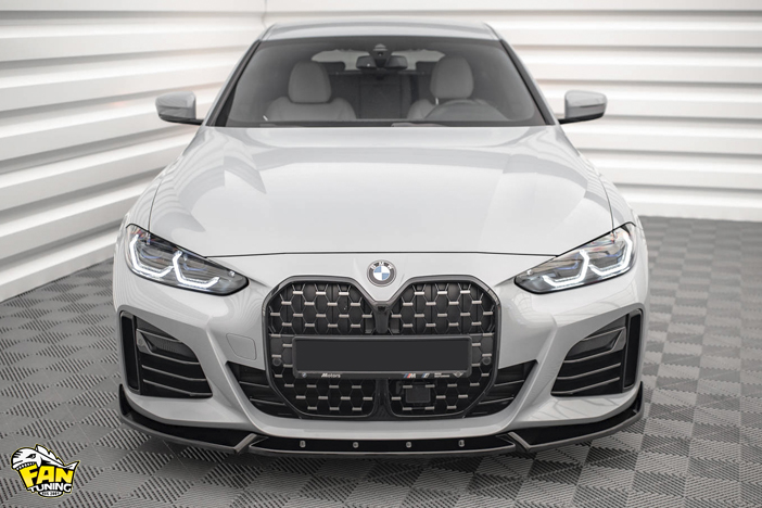 Аэродинамический обвес V.1 из ABS пластика на БМВ (BMW) i4 G26