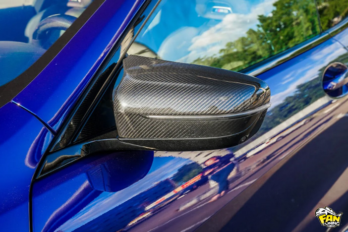 Карбоновые накладки на зеркала для БМВ (BMW)