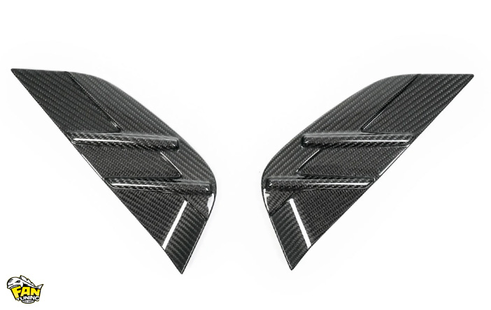 Карбоновые вставки М Перформанс (M Performance) в жабры передних крыльев БМВ М3 (BMW M3) G80