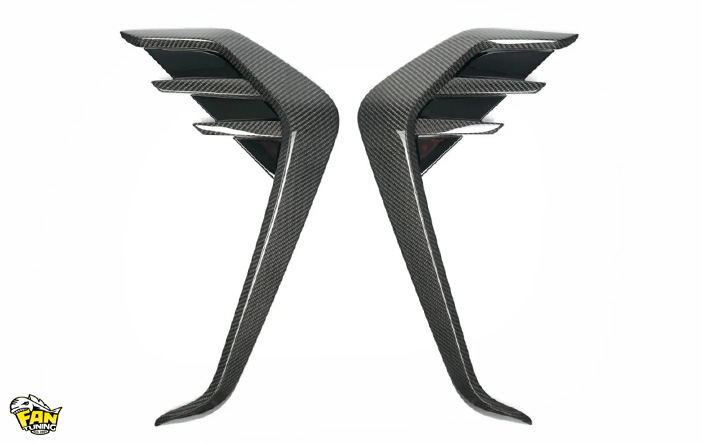 Карбоновые окантовки жабер передних крыльев БМВ М4 (BMW M4) G82
