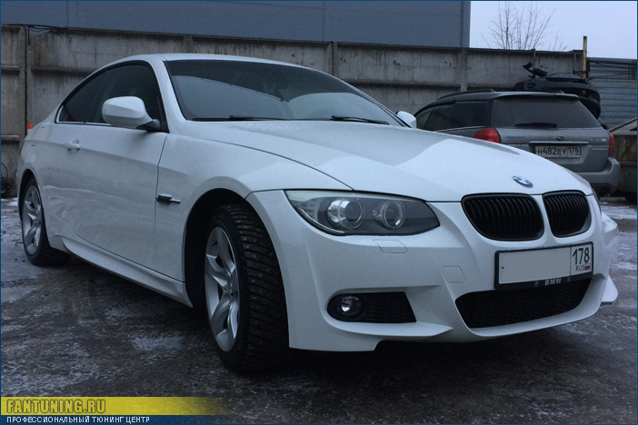 Установка и покраска М-пакета на БМВ (BMW) E92 3-series