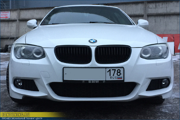 Установка и покраска М-пакета на БМВ (BMW) E92 3-series