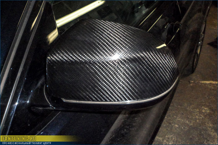 Карбоновые накладки на зеркала для БМВ (BMW) X5/Х6 F15/F16