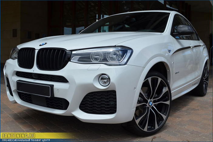 Аэродинамический обвес в стиле М Перформанс (M Performance) на BMW X3 F25