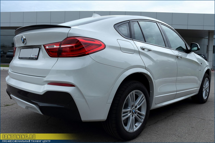 Лип-спойлер на багажник БМВ (BMW) X4 F26