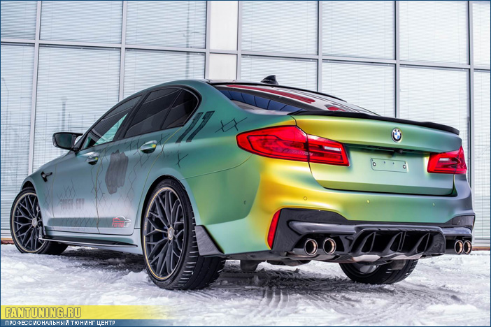 Новый аэродинамический обвес SCL на БМВ (BMW) M5 F90