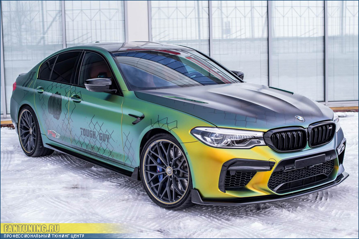 Новый аэродинамический обвес SCL на БМВ (BMW) M5 в кузове F90