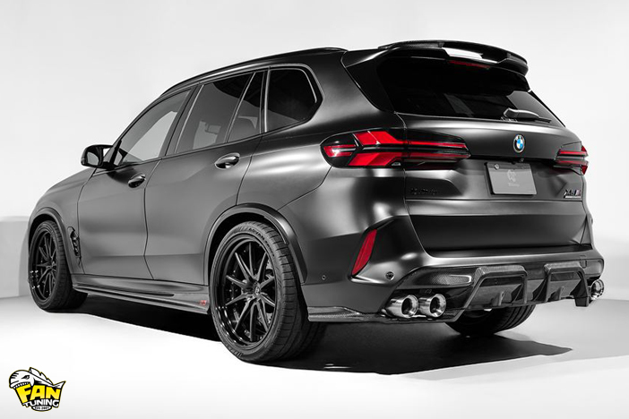 Карбоновый обвес на БМВ (BMW) X5M F95 LCI от японского тюнинг-ателье 3D Design