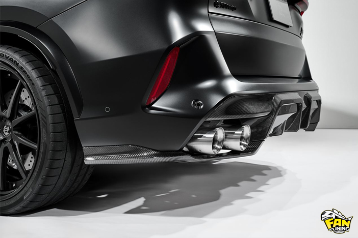 Карбоновый обвес на БМВ (BMW) X5M F95 LCI от японского тюнинг-ателье 3D Design