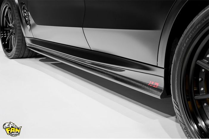 Карбоновый обвес на БМВ (BMW) X5M F95 LCI от японского тюнинг-ателье 3D Design