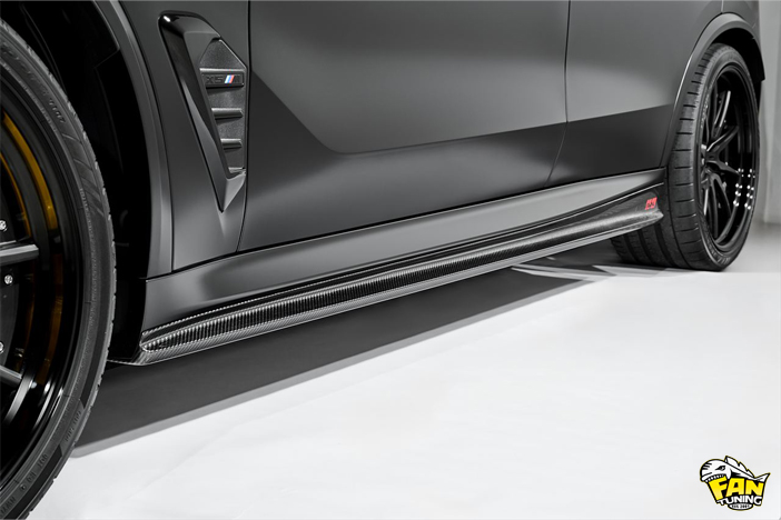 Карбоновый обвес на БМВ (BMW) X5M F95 LCI от японского тюнинг-ателье 3D Design