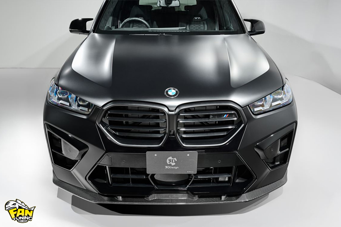 Карбоновый обвес на БМВ (BMW) X5M F95 LCI от японского тюнинг-ателье 3D Design