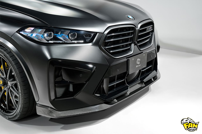 Карбоновый обвес на БМВ (BMW) X5M F95 LCI от японского тюнинг-ателье 3D Design