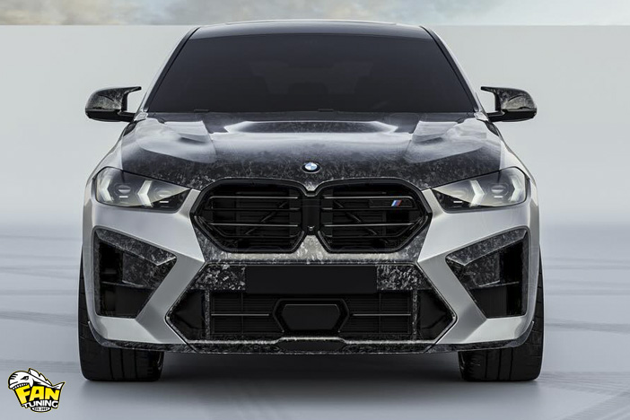 Аэродинамический обвес из карбона на БМВ (BMW) X6M F96 LCI