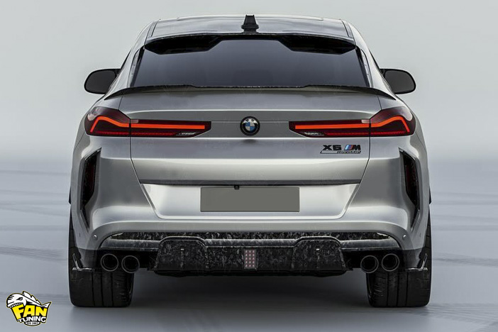 Аэродинамический обвес из карбона на БМВ (BMW) X6M F96 LCI