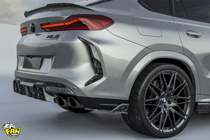 Аэродинамический обвес из карбона на БМВ (BMW) X6M F96 LCI