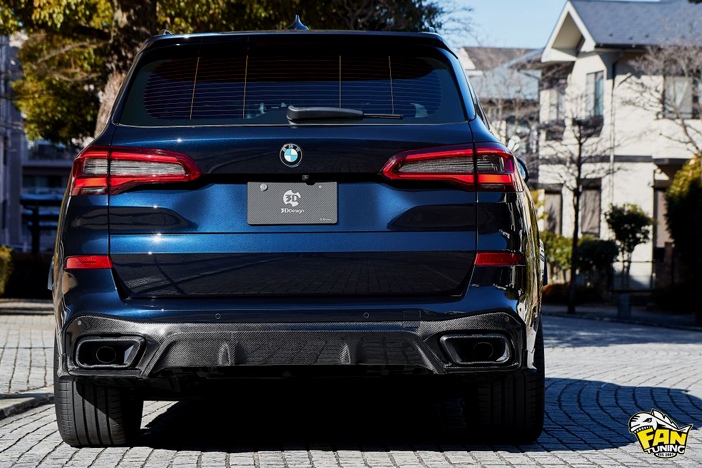 Аэродинамический обвес на БМВ (BMW) X5 G05 от японского тюнинг-ателье 3D Design