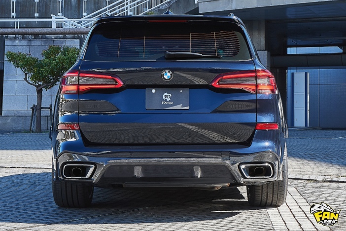 Аэродинамический обвес на БМВ (BMW) X5 G05 от японского тюнинг-ателье 3D Design