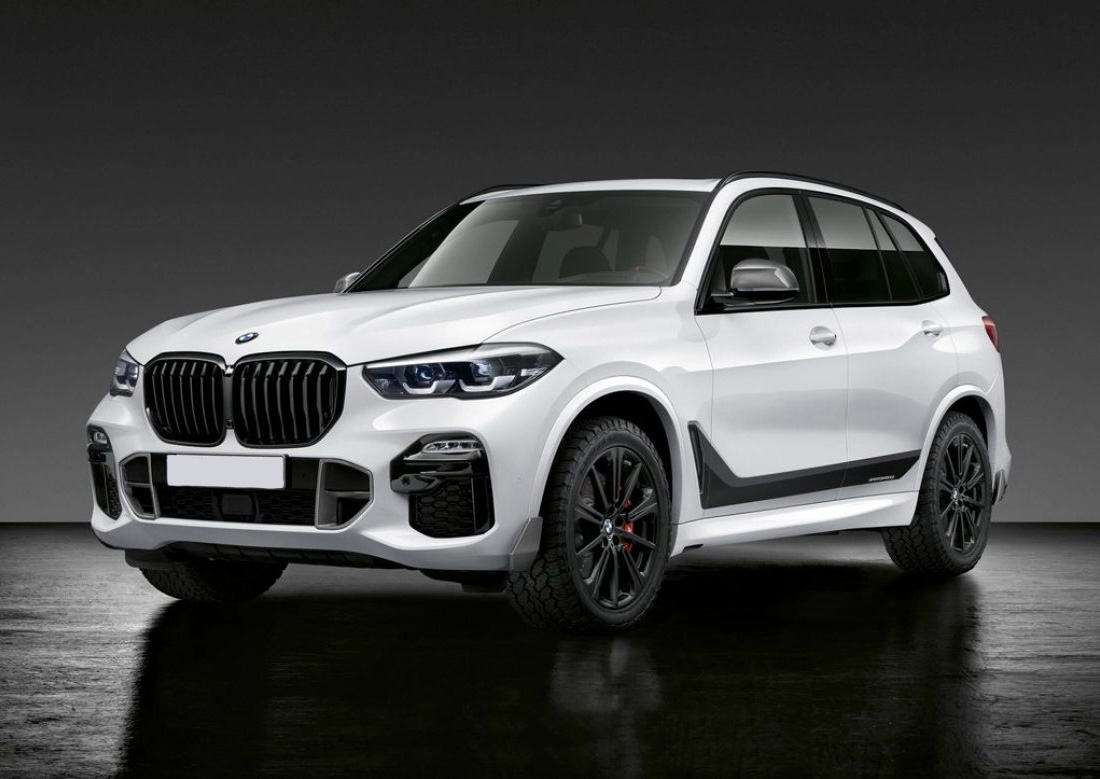 Карбоновые элероны М Перформанс (M Performance) переднего бампера на БМВ (BMW) X5 G05