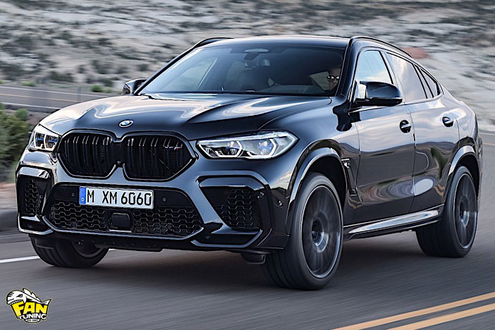 Комплект рестайлинга, превращающий внешне обычный БМВ (BMW) X6 G06 в X6M