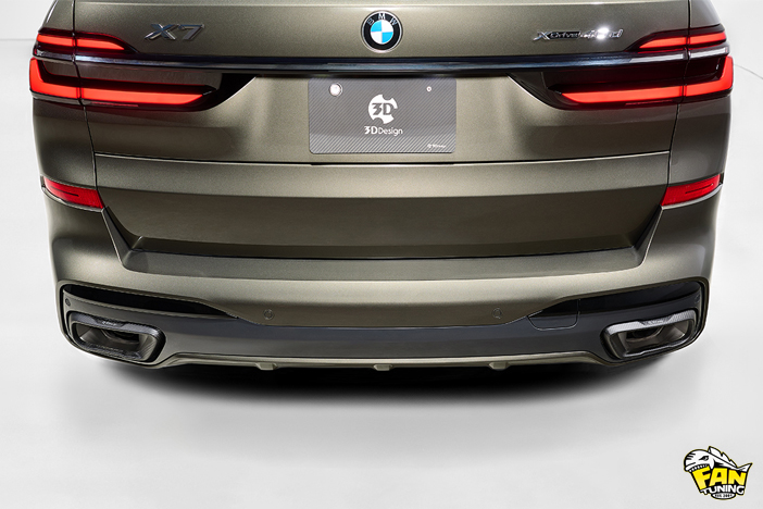 Аэродинамический обвес от японского тюнинг ателье 3D Design на БМВ (BMW) X7 G07 LCI