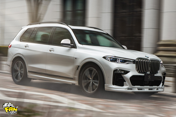 Аэродинамический обвес японского тюнинг-ателье 3D Design на БМВ (BMW) X7 G07